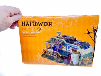 (ZZ-19 VINTAGE DEPT. 56 HALLOWEEN VILLAGE -'lOT 13 CRYSTAL LAKE'-ORIGINAL. BOX