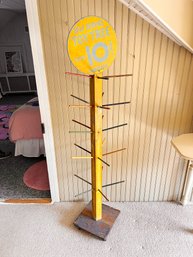 (UUU1) MID CENTURY MODERN SELF SERVICE TOY TREE EACH 10 CENTS SANITARY-61' TALL-THIRD FLOOR