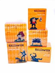 (ZZ-56) LOT OF 5 DEPT. 56 'HALLOWEEN' SEE BELOW FOR NAMES ALL BOXED