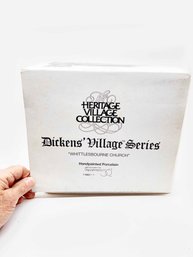 (ZZ-78) VINTAGE '94 DEPARTMENT 56 HERITAGE DICKENS VILLAGE SERIES-'WHITTLESBOURNE CHURCH' ORIGINAL BOX