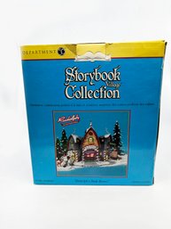 (U-46) DEPT. 56 STORYBOOK VILLAGE COLLECTION 'RUDOLPH'S BUNK HOUSE' - NEVER OPENED