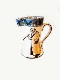 (U217) ANTIQUE ROYAL DOULTON 'OLD BOB YE GUARD' PITCHER-APPROX. 8' TALL