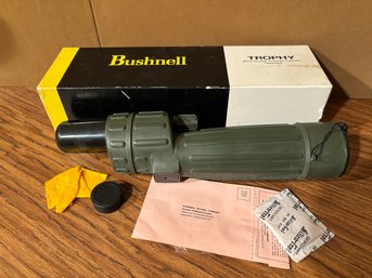 (B1-26) BUSHNELL TROPHY  50mm RUBBER ARMORED PRISMATIC TELESCOPE - HUNTING RIFLE SCOPE