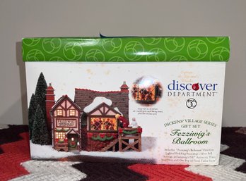 (Z-3) DEPT. 56 DICKENS' VILLAGE SERIES 'FEZZIWIGS BALLROOM' - NEW IN BOX