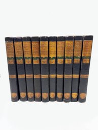 (A-43) VINTAGE LOT OF 10 VOLUMES-GREAT EPOCHS IN AMERICAN HISTORY-HARD COVER-COPYRIGHT 1916