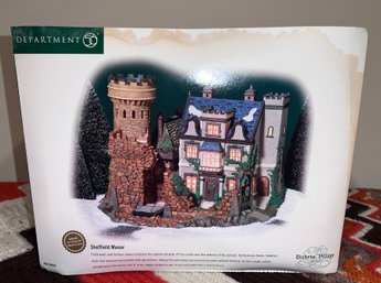 ((Z-21) DEPT. 56 DICKENS' VILLAGE COLLECTION SERIES 'SHEFFIELD MANOR' -COMPLETE IN  BOX