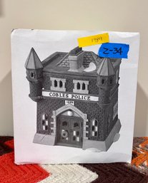 ((Z-34) DEPT. 56 DICKENS' VILLAGE COLLECTION SERIES 'COBLES POLICE STATION' -COMPLETE IN  BOX