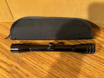 (B1-61) 'REDFIELD 4X' RIFLE SCOPE WITH CASE - TARGET RIFLESCOPE