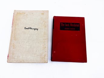 (A-16) LOT OF 2 VINTAGE HARDCOVER'S -1940 EDITION 'FOR WHOM THE BELL TOLLS' & 1944 EDITION 'THE LOST WEEKEND'