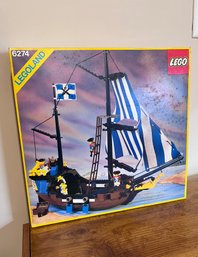 (Z-206) VINTAGE 1989 LEGO PIRATE CARIBBEAN CLIPPER #6274 IN BOX W/INSTRUCTIONS -SEE PICS FOR BEST INFO