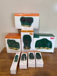 (ZZ-45) EIGHT DEPT. 56 HALLOWEEN VILLAGE LIGHTED TREES 'TWINKLE BRITE , SPOOKY WILLOW' -NEW WITH BOXES