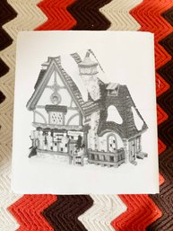 (Z-13) VINTAGE DEPT. 56 'HERITAGE VILLAGE COLLECTION' DICKENS VILLAGE SERIES SET-LEACOCK POULTERER