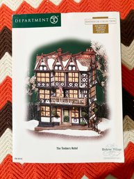 (Z-51) VINTAGE DEPT 56 NORTH POLE SERIES-'THE TIMBERS HOTEL'-ORIGINAL BOX