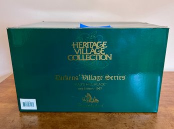 (ZZ-96) DEPT. 56 DICKENS' VILLAGE 'GAD'S HILL PLACE' LIMITED EDITION -WITH BOX - NEW OLD STOCK