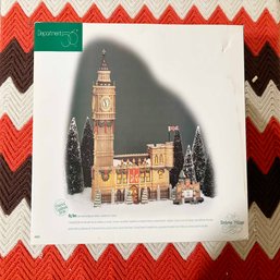 (Z-58) VINTAGE DEPT. 56 -DICKEN'S VILLAGE HISTORICAL LANDMARK SERIES-'BIG BEN'- ORIGINAL  BOX