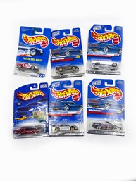 (A-95) COLLECTION OF SIX VINTAGE NEW OLD STOCK MATTEL HOT WHEELS CARS IN PACKAGES -