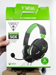 (A-53) TURTLE BEACH RECON 50X WIRED GAMING HEADSET-XB0X-ALMOST NEW