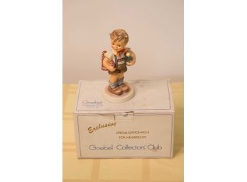 A-21 GOEBEL/ HUMMEL FIGURINE - VALENTINE BOY- 6 INCHES TALL