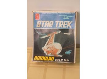 A-29 STAR TREK ROMULAN BIRD OF PREY MODEL- WITH BOX - DON'T KNOW IF IT IS COMPLETE