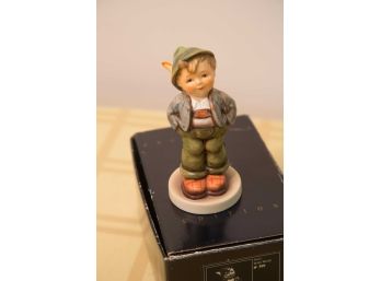 A-26 GOBEL/HUMMEL FIGURINE WITH BOX- 'HELLO WORLD'