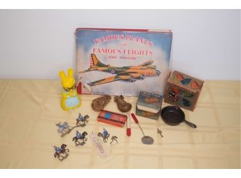 C-2- ASSORTED LOT OF VINTAGE TOYS