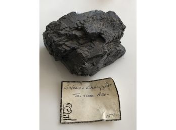 (C-29) GALENA WITH CHALCOPYRITE SPECIMEN  -TRI- STATE AREA  -3' BY 3'