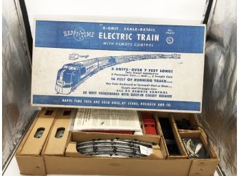 (155) VINTAGE MARX-HAPPI-TIME TRAIN SET-#09642-IN ORIG. BOX