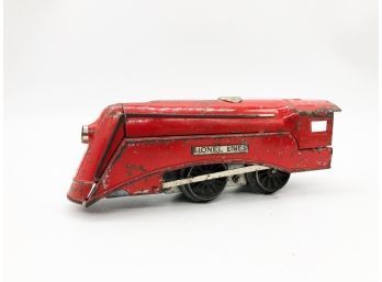 (49) VINTAGE LIONEL ELECTRIC LOCOMOTIVE-COLOR RED-O SERIES