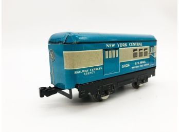 (35) VINTAGE TIN MARX TRAIN-NEW YORK CENTRAL-#5024-O GAUGE