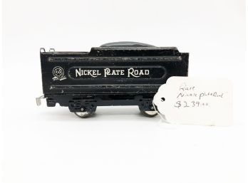 (46) VINTAGE MARX NICKEL PLATE ROAD TENDER TRAIN-O GAUGE-#941