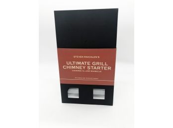 (109) NEW WILLIAMS SONOMA-STEVE RAICHLEN'S ULTIMATE GRILL CHIMNEY STARTER