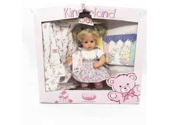 (76) NEW IN BOX-GOTZ-KINDERLAND BY HILDERGARD GUNZEL-GIRL DOLL-