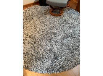 Shagtastic Round Wool Shag Rug  #2