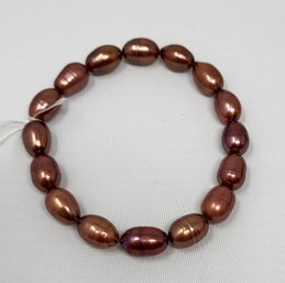 Brown Beaded Bracelet  3'