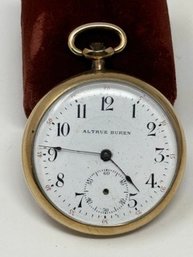 Altrue Buren Antique Pocket Watch 17 Jewel