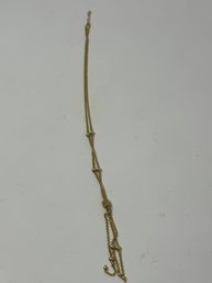 14 KT Gold Necklace 17' Long 3.6 Grams