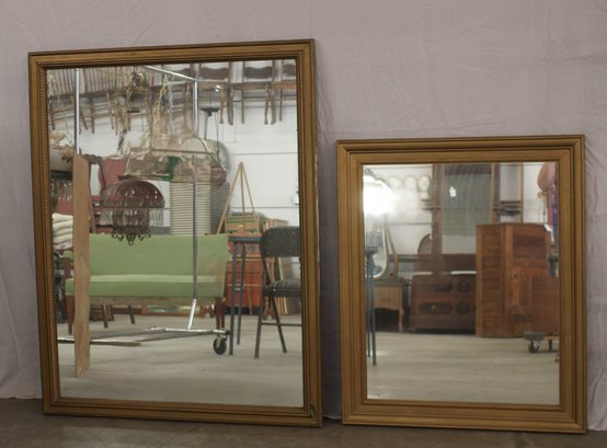 2 Framed Wall Mirrors, 30x36' & 38x49'   (252)