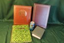 4 Photo Albums - One Leather Bound 'Family Tree Album'(Empty) & 3 Other Albums    (14)
