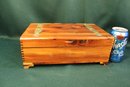 4 Antique Wood  Boxes - One Is A Humidor 10'x 7'x 4'H  (14)