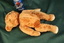 Old Teddy Bear, 13'h &  Old Doll W/cloth Body, Plastic Head, Legs & Arms, 27'H  (18)