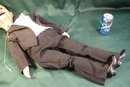 Old 32'H Charlie McCarthy Ventriloquist Dummy, Head Is Separated W/ Some Damage  (19)