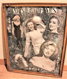 Marilyn Monroe Framed Black & White Collage, 17.5'x 21.5'  (106)