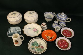 Child's Teapot & 3 Cups, Misc. Plates, Covered Jars, Japan & More  (107)