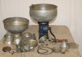 Montgomery Ward Cream Separator With Parts & Accessories , 13' Diameter Bowl   (115)