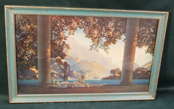 Antique Framed Maxfield Parrish Print, 'Daybreak', 19x12'H   (117)