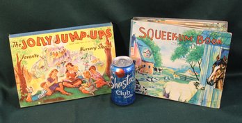 Vintage 1952 'Jolly Jump-ups'  & 1947 'squeekum' Children's Books    (118)