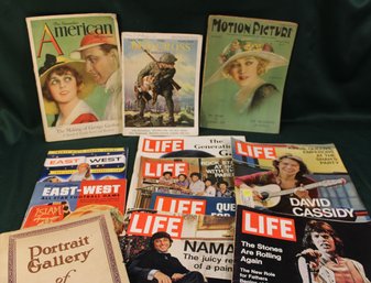 1917 'American Mag, 1924 Motion Picture Mag, 1918 Red Cross Mag, 6 Life '68-'71, 1923 'Film Folk'   (120)