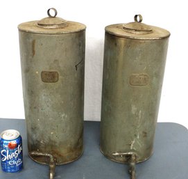 Antique Engine & Coal Oil Cans, 18'H  (124)