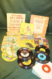 1950s 78RPM Disney Records, 45RPM Records & Private Label Records  (125)