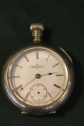 'Madison' Nickle Plated Pocket Watch, Lever Wind, Not Working  (12)